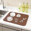 REGALWOVEN Large Diatomaceous Stone Dish Drying Quick Dry Coffee Bar Mats for Countertop Dishes Cups - 2 of 4