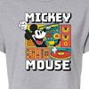 Women's - Disney - Mickey Wave Form Cropped Graphic T-Shirt - 2 of 4