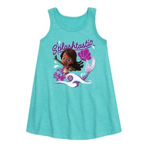 - Santiago of The Sea - Splashtastic Graphic Sleeveless Aline Dress - 1 of 3