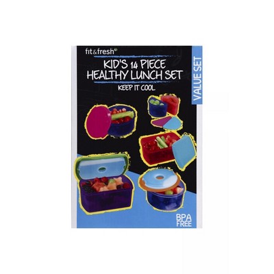 Fit and Fresh Kid's 14 Piece Healthy Lunch Set - 1 ct