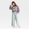 Women's Mama Floral Graphic Hoodie Sweatshirt - Gray - 3 of 3