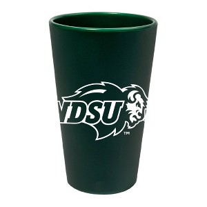 NCAA North Dakota State Bison Silicone Pint Glass - 16oz: Multicolor Drinkware, 1 Piece - 1 of 2
