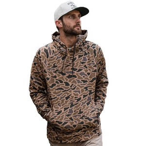 Burlebo Men's Long Sleeve Fleece Hoodie Sweatshirt - 1 of 2