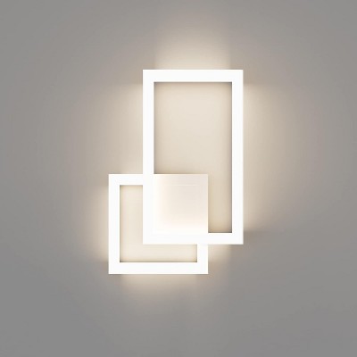 Runesay Modern Indoor Wall Sconce Aluminum Up and Down 20W LED Modern Wall Sconce (Natural White Light, 4000K)