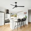 Airsurfer 52-Inch 6-Speed White Downrod Ceiling Fans with Remote No Light - 3 of 4