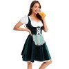 Women's Velvet Knee-Length Mock Three-Piece Mini Dress for Party - 3 of 4