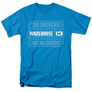 Warehouse 13 Blueprint Logo Adult T-Shirt - 1 of 4