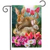 Briarwood Lane Spring Garden Flag 12x18 For Outdoor Bunny Family For Spring Garden Flag Flags For Outside - 2 of 4