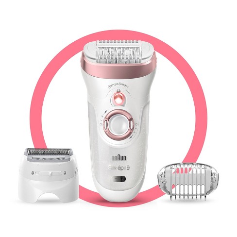 braun silk epil 9 9 720 women s cordless wet dry epilator 3 extras including bikini trimmer target