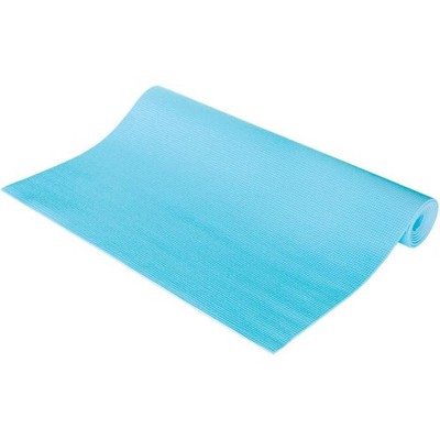 Wai Lana Yogi Mat by (Color: Pretty Sky) - 1/8 inch Thick, Non-slip, Stylish, Latex-Free, Lightweight, Optimum Comfort