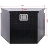 29 Inch Trailer Tongue Box, Waterproof HeavyDuty Aluminum Tool Box With Lock And Keys, 5 Bar Tread Wide Utility Toolbox - 2 of 4
