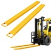 Heavy Duty Steel Pallet Fork Extensions for Forklifts – 4.5 Inch Wide, 72 & 96 Inch Length Options, 4600 lb Capacity, Easy Install – Yellow/Orange - 3 of 4