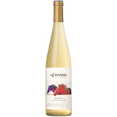 14 Hands Moscato White Wine - 750ml Bottle