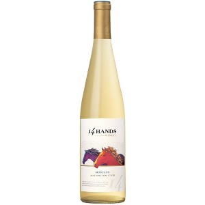 14 Hands Moscato White Wine - 750ml Bottle - 1 of 3