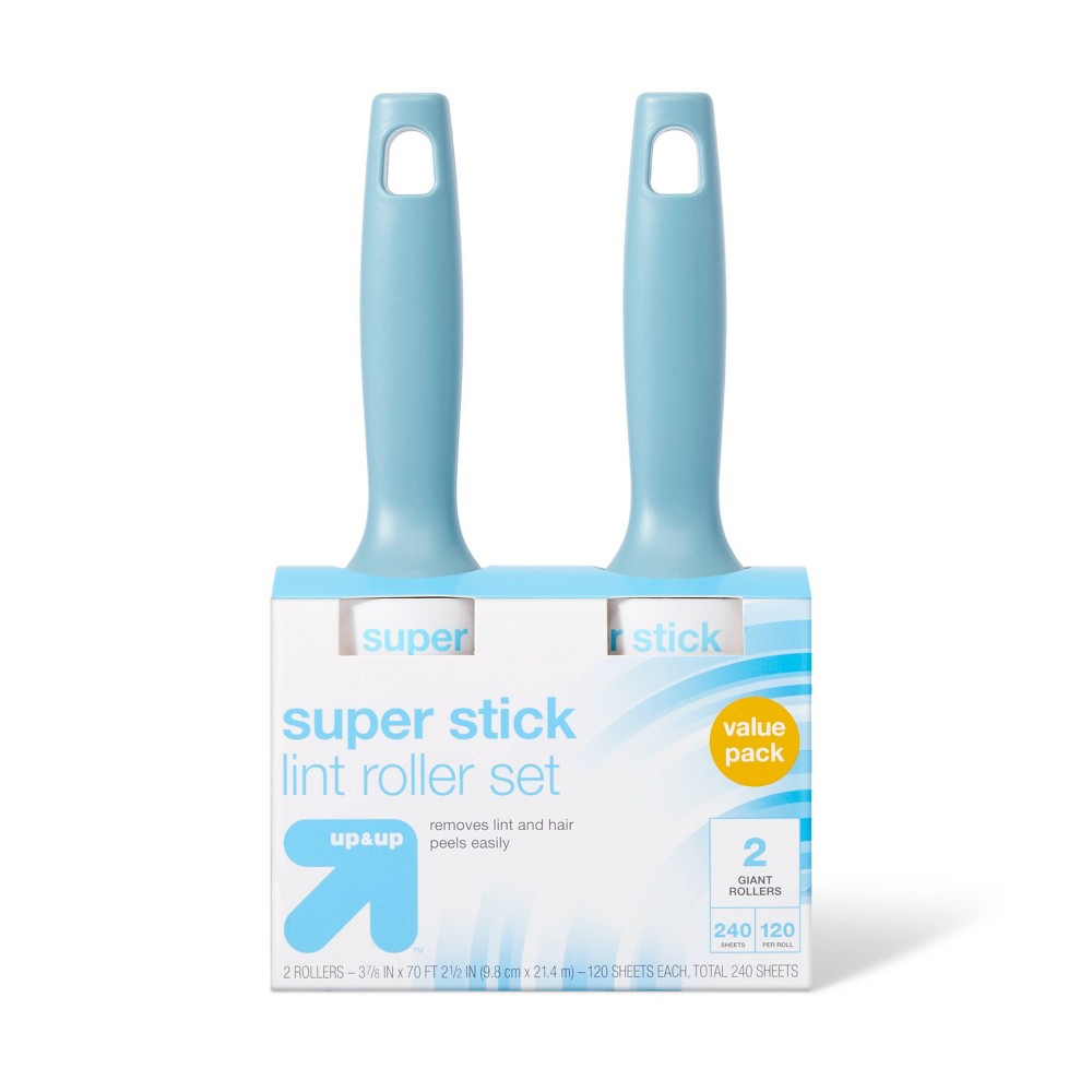 Super Stick Lint Roller Set - 2ct - up & up