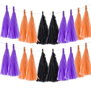 Unique Bargains Garland DIY Decoration Tassel Garland Banner 30 Pcs - 1 of 4
