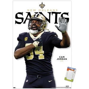 Trends International NFL New Orleans Saints - Cameron Jordan Feature Series 23 Unframed Wall Poster Prints - 1 of 4