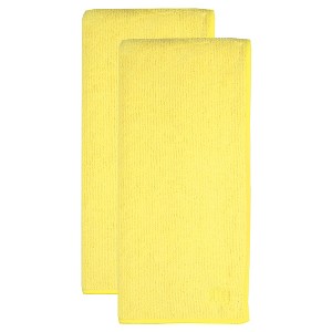 Microfiber Dish Towel (Set Of 2) - Mu Kitchen, Citrus Yellow