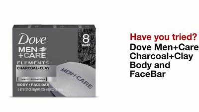 Dove Men+Care Charcoal + Clay Body and Face Bar, 6 ct / 3.75 oz - Fry's  Food Stores