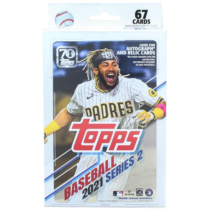 Topps MLB 2021 Topps Baseball Series 2 Hanger Pack | 67 Cards, 1 of 4