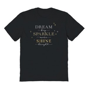 Rerun Island Men's Dream Big Sparkle Short Sleeve Graphic Cotton T-Shirt - 1 of 1
