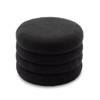 Grungis 24.41 Inch Velvet Round Storage Benches,Modern Upholstered Storage Ottoman,Storage Ottoman Benches for Living Room,Bedroom - 4 of 4
