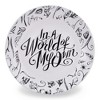 Silver Buffalo Disney Alice In Wonderland "World of My Own" Ceramic Teacup and Saucer Set - 2 of 4