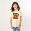 The Juniper Shop Coquette Pumpkin Season Leopard Youth Short Sleeve Tee - S - Cream - 4 of 4