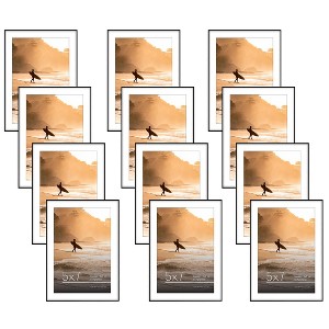 Americanflat Front Loading Picture Frame with shatter-resistant glass - Available in a variety of sizes - 1 of 4