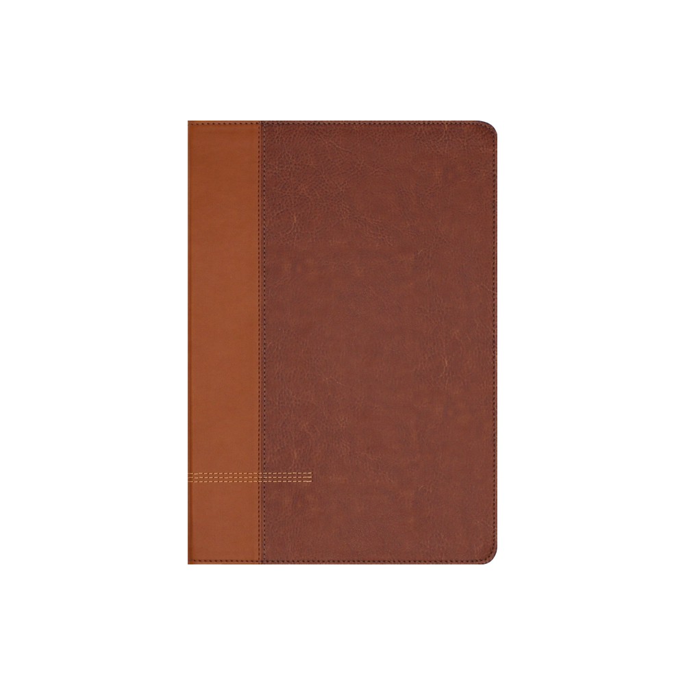 NIV Application Bible, Large Print, Leathersoft, Brown, Red Letter, Thumb Indexed, Comfort Print - (NIV Application Commentary Resources)