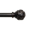 EXCLUSIVE HOME Vine 1" Curtain Rod and Finial Set - 2 of 3