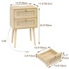 Accent Cabinet Modern with USB Ports and 2 Drawers for Bedroom or Living Room - 3irtyhousy - 4 of 4