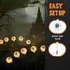 Joyfy Eyeball Yard Stake Outdoor Halloween Decorations, Garden Stake LED Light, Waterproof Stake Decor Light for Halloween - 4 of 4