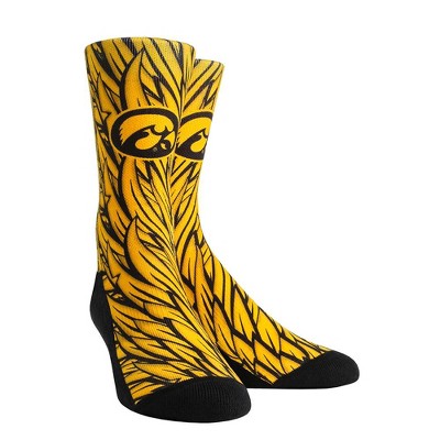 NCAA Iowa Hawkeyes - Wings Gold Rock 'Em Socks.