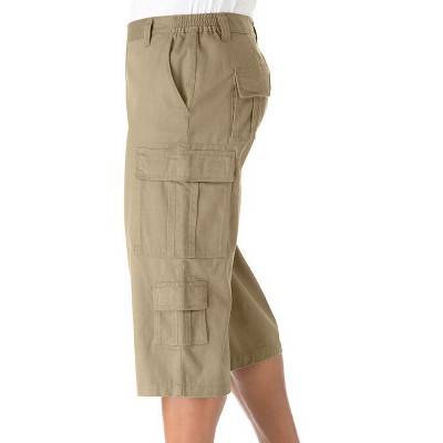 KingSize 17" Side Elastic Cargo Shorts