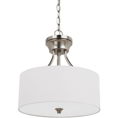 Generation Lighting Stirling 2 light Brushed Nickel Ceiling Fixture 77952-962