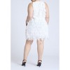 ELOQUII Women's Plus Size Mini Texture Dress - 3 of 3