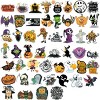 Wrapables Waterproof Vinyl Stickers for Water Bottles, Laptop, Phones, Skateboards, Decals for Teens, 100pcs, Trick or Treat - 2 of 4