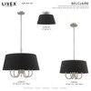 Livex Lighting Belclaire 1 - Light Flush Mount in  Brushed Nickel - 4 of 4