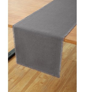 Solino Home Linen Fringe Table Runner - 1 of 4