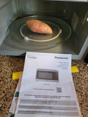 Panasonic 1.6 Cu Ft Cyclonic Inverter Microwave Oven - Sn76ls : Target