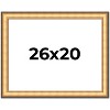 PosterPalooza | Traditional Gold Picture Frame - UV Acrylic, Backing Board, Hanging Hardware Included - 2 of 4