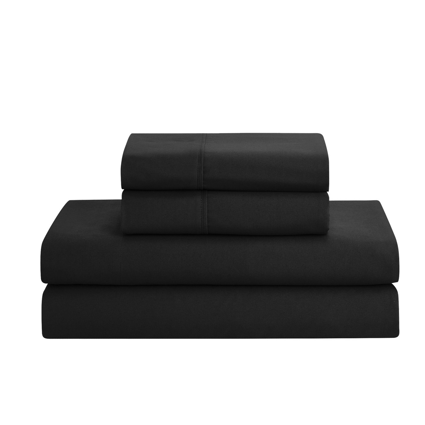 Комплект постельного белья Sweet Home Collections 8 Piece Pinch Pleated Bed In a Bag All Season Complete Set, Queen, Gray, цвет: Чёрный — фото 5