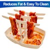 5 Star Super Deals Microwave Bacon Cooker Tray - Rack, Holds 12 Strips Non-Stick, Easy Clean, Fat-Reducing & Dishwasher Safe w/ Splatter Control - 3 of 4