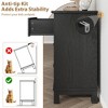 47" Wide Black Wooden Freestanding 6-Drawer Dresser – Storage Chest for Bedroom, Living Room, Entryway - 2 of 4