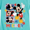 Girls' - Disney - Mickey Tribute Panels Fitted Short Sleeve Graphic T-Shirt - 2 of 4