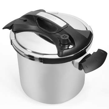 Barton 10.5 Quart Pressure Cooker With Easy-Lock Lid System with Recipes Book, 10.5qt.