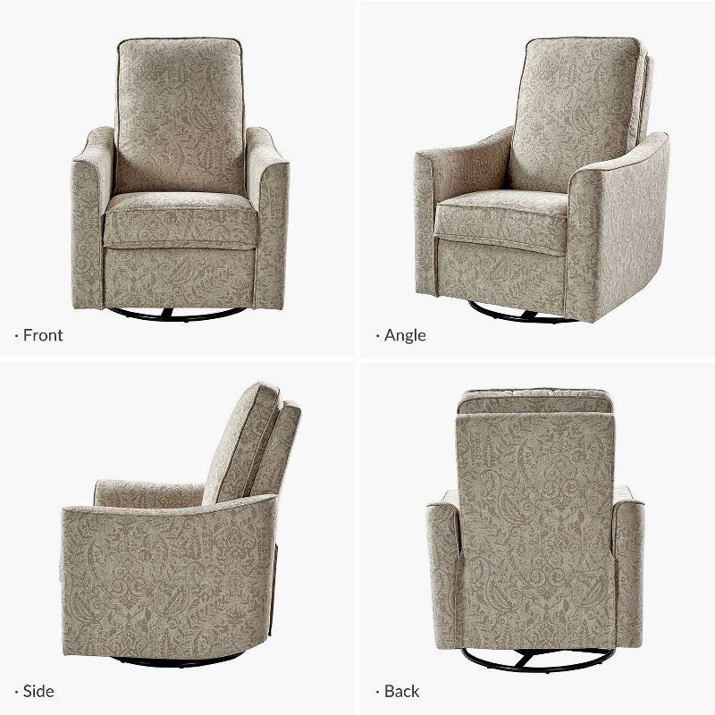 Pascual Transitional Rocker And Swivel Chair with Variety of Fabric Patterns|ARTFUL LIVING DESIGN, 3 of 9