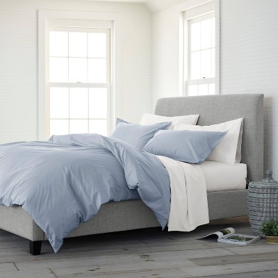 Twin 2pc Comfort Wash Comforter Set Light Blue - EcoPure