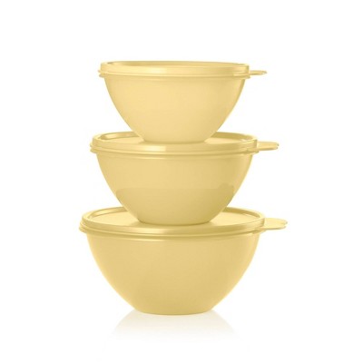 Tupperware 6pc (set of 3) Wonderlier Bowl Food Storage Set